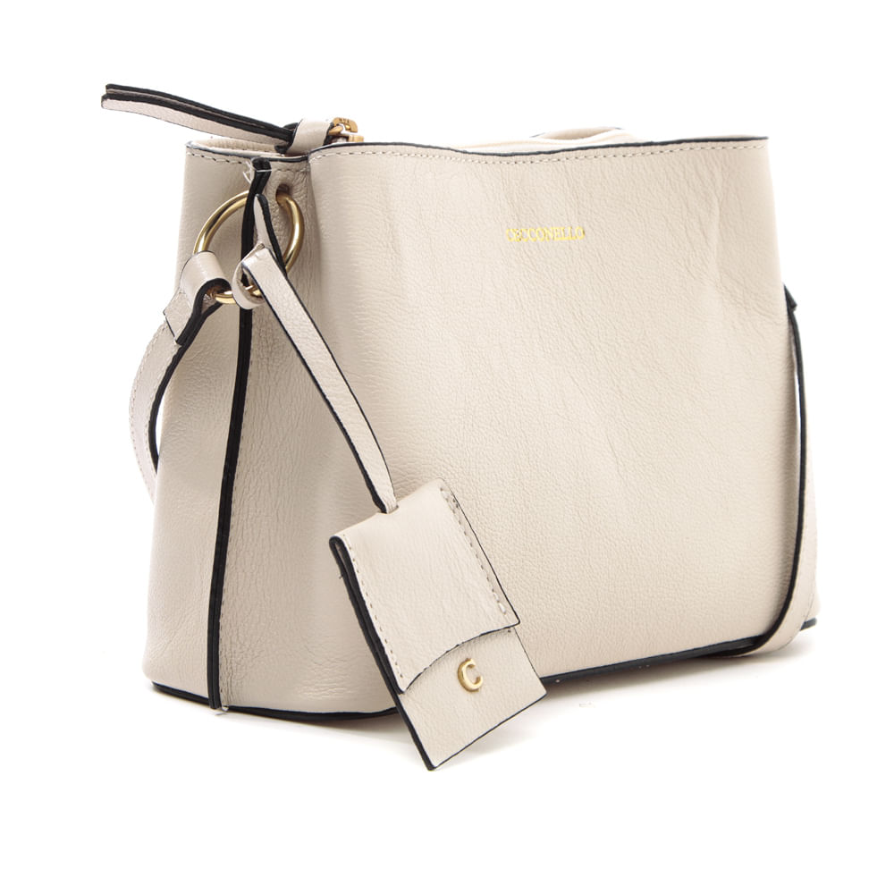 off white sculpture crossbody bolsa