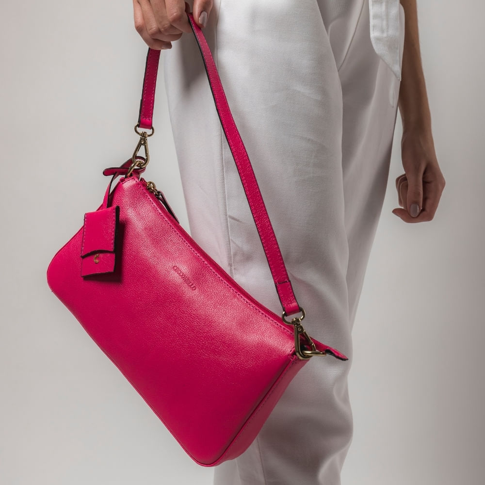 pink and red bolsa